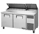 True TPP-AT-67-HC~HGTP Pizza Prep Table Refrigerated Counter 1 image