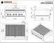 Hurakan HKN-GLB36LA Countertop Gas Charbroiler 1 image