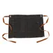 Chef Works AHS01S-BLK-0 Waist Apron, 17.9"L x 28"W, Unisex, Black, 100% Cotton 1 image