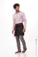 Chef Works AHS01S-IBL-0 Waist Apron, 17.9"L x 28"W, Unisex, Indigo Blue, 100% Cotton 2 image
