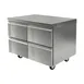 Delfield D4464NP 64" 2-Section Worktop Refrigerator w/ 4 Drawers, Front Breathing, 19.6 cu. ft. 1 image