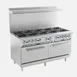 Hurakan HKN-XRFG60O10W Gas 60" Restaurant Range 1 image