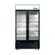 Atosa USA MCF8732GR 39" 2 Section Glass Door Freezer Merchandiser in Black, 28.5 cu. ft. 1 image