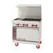 American Range AR-12G-4B-C 36" Gas Restaurant Range w/ (4) Open Burners, 12" Griddle, (1) Convection Oven, 178.000 BTU 1 image