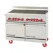 American Range AR-3RB 36" Gas Restaurant Range w/ Charbroiler (Wide Radiant Broiler), (1) Standard Oven, 125.000 BTU 1 image