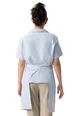 Chef Works AHN13-BZE-0 Waist Apron – 19"W x 36"D, Blue, 55% Hemp 45% Tencel, 2 Hip Pockets 2 image