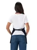 Chef Works F10-NAV-0 Bib Apron – 24" L x 27-1/2" W, 65/35 Poly/Cotton, Navy, Adjustable, 3 Pockets 2 image