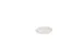 ONIS 5350080 - ECOMADE Icon Pearl China Plate, 5.90"W x 5.12"D x 0.39"H, Porcelain, Elegant Pearl Finish 1 image