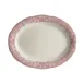 Steelite HL52563923 - Oval China Platter 10" x 7.75", Willow Rose, Dishwasher Safe 500°F - 24/Case 1 image