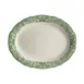 Steelite HL52563925 - Oval China Platter 10" x 7.75", Green, Oven Safe 500°F - 24/Case 1 image