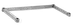 Steel Works SWKR-2042RS Rear Keg Strap, 42" x 20", aluminum 1 image