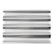 TableCraft 13525 Baguette Pan, 26"W x 18"D x 1-1/4"H, Aluminum, Silicone Glazed, 4 24" Channels 1 image