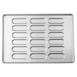 TableCraft 13527 Hot Dog Bun Pan, 25-3/4"W x 17-3/4"D x 1-1/2"H, 18 Mold Steel, Aluminized 1 image