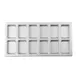 TableCraft 13531 Mini Loaf Pan – 19-1/2"W x 10"D x 1-1/4"H, 12‑Mold Steel, Aluminized, 12/Set 1 image