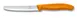 Victorinox 6.7836.L119-X3 Tomato Knife, 4.3" Wavy Orange Handle, Plastic, 4" Length - 1/Box 1 image