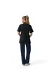 Chef Works CBN03W-BLK-S Chef's Coat 2 image