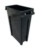 Quantum CTH-23 - 23‑Gallon Rectangular Commercial Trash Can, 22"D x 11"W x 30"H, Polypropylene, NSF 1 image
