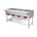 Atosa USA EHS-OW-4 58" 4-Well Electric Steam Table, Undershelf, 120V 3 image