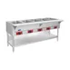 Atosa USA EHS-OW-5 72" 5-Well Electric Steam Table, Undershelf, 240V 3 image