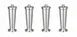 Vulcan CNTLEGS 4INCH Leg, 4" Stainless Steel Legs for Countertop Equipment Mounting Support 1 image