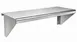 Vulcan PLTRAIL-60 Plate Shelf, Plate Rail, 60" Wide x 10-5/8" Deep, Stainless Steel Construction 1 image
