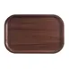 Cambro 3253308 Metric Tray – 12-3/4" x 20-7/8" Rectangular Fiberglass Tray, Wood Design Finish, NSF 1 image