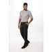 Chef Works SFB02-BLK-M Men's Verismo Dress Shirt, Black, Medium, 62/38 Cotton/Poly, Long Sleeve, Cuffs 1 image