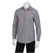 Chef Works SLMCH005-GRY-XL - Men's Chambray Dress Shirt, XL, Gray, 60/40 Cotton/Poly, Sleeves 1 image