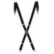 Chef Works XNN01-BLK-0 Server Suspenders, 1-1/4" Strap, Black, 1 Pair, Durable Fabric 1 image