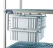 Metro MXSS2E Max i Super Slide, 21-5/8"W x 20-3/8"D x 10-1/4"H, Taupe Epoxy, 3-8" Tote Capacity 1 image