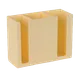 Thunder Group PLCH001-I Utensil Caddy, Chopstick Holder, Ivory Plastic, 4.5" x 2.5" x 1.5", 1/Set 1 image