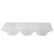TableCraft Products TN48 Dressing Tray, 20-3/4" x 12-3/4" x 2-1/2", 6-Compartment, Plastic, White 1 image