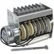 AllPoints 422052 Electronic Timer – 24‑Hour, 5‑Minute Increments, LED Display, Stainless Steel, Black 1 image
