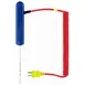 AllPoints 721241 Probe - 3" Stem, 1/16" Dia, 3' Curly Lead, Type K Thermocouple 1 image