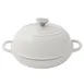 Lodge EC10BC13 Cast Iron Bread Oven, 10.35" Bell‑Shaped, 13" Oval, Enameled Oyster, Induction Ready 1 image
