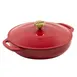 Lodge EC3CC402G Brazier Pan – 12" Cast Iron 4‑qt Ruby Enameled, Induction Ready, Oven Safe 500°F 1 image