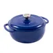 Lodge EC4D32 - 4.5‑Quart Enameled Indigo Cast Iron Dutch Oven, 12” Dia, 11” Height, Induction Ready 1 image