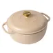 Lodge EC6D102G 6-Quart Enameled Cast Iron Dutch Oven, 13" Induction Ready, 500°F Oven Safe 1 image