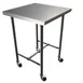 BK Resources FVT-3030 Pub Table, 30"D X 30"D, 18 Guage Stainless Steel 1 image