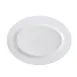 GET PA1101937712 China Platter – Oval 13"W x 10"D, Porcelain, Corona Elegance, 1 Dozen 1 image