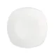 GET PL1100182412 China Square Plate, 9-5/8" x 9-5/8", White Corona Finish - 1 Dozen 1 image