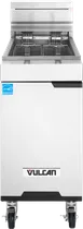 Vulcan JEF50-ES-QS-PLATINUM Full Pot Floor Model Electric Fryer 1 image