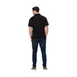 Chef Works SBU01-BLK-2XL Black Cook Shirt, 2XL, 65% Polyester/2% Elastane, Short Sleeve, Snap Front 2 image