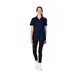 Chef Works SBU01W-NAV-XS Navy Cook Shirt XS, 65% Polyester/2% Elastane, Short Sleeve, Snap Front 1 image