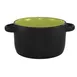 International 83567-2902/05MF-05C Soup Bowl, 11oz, 5" dia, Black Matte, Green, Ceramic - 1 Dozen 1 image