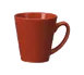 International Tableware 839-2194 Funnel Cup, 12 oz Red Ceramic, 3-5/8" Dia, Microwave - 1 Dozen 1 image
