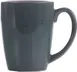 International Tableware 8481-LN China Mug 11oz Ceramic, Lunar Blue Dark Brown Trim Glaze - 1 Dozen 1 image