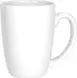 International Tableware 8481 - 12 oz China Mug, 3.25" Dia x 4.25" H, European White, 1 Dozen 1 image