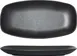 International Tableware AL-14-CS China Platter – 14" x 7.5" Stoneware, Carbon Black Glaze, 1 Dozen 1 image