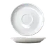 International Tableware BL-2 - 6-1/8" Porcelain Saucer, White, Microwave & Dishwasher Safe - 1 Dozen 1 image